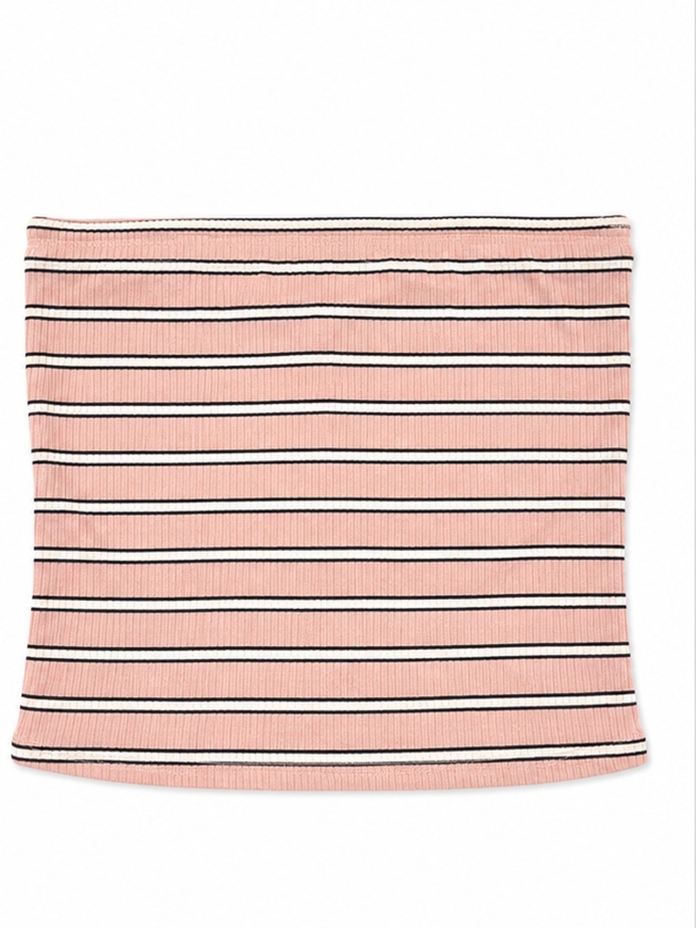 AE: Striped Pink and Black Women's Tube Top